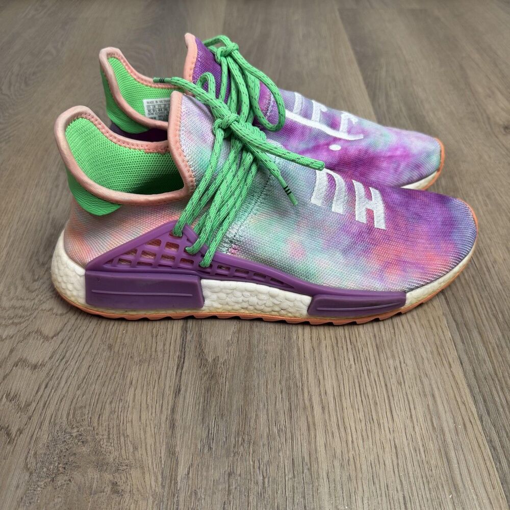 Adidas Pharrell Williams Hu NMD Holi Shoes Mens Size 10 Multicolor AC7034